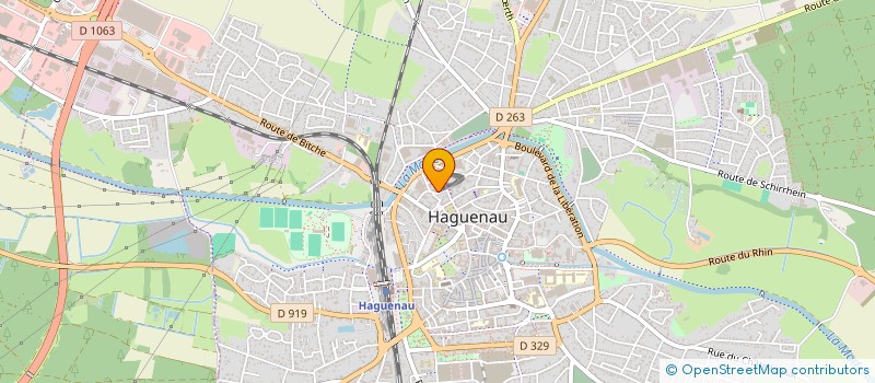 localisation de l'entreprise SCI DU CEDRE  HAGUENAU