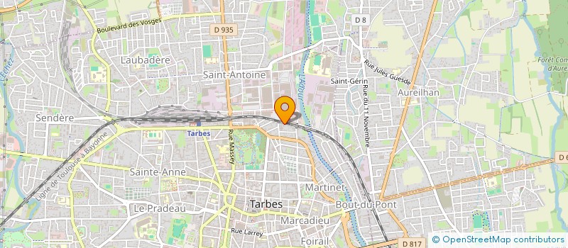 localisation de l'entreprise SCI DU CEDRE  TARBES