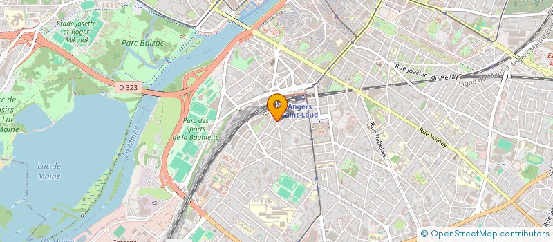 localisation de l'entreprise SCI DU CEDRE à ANGERS