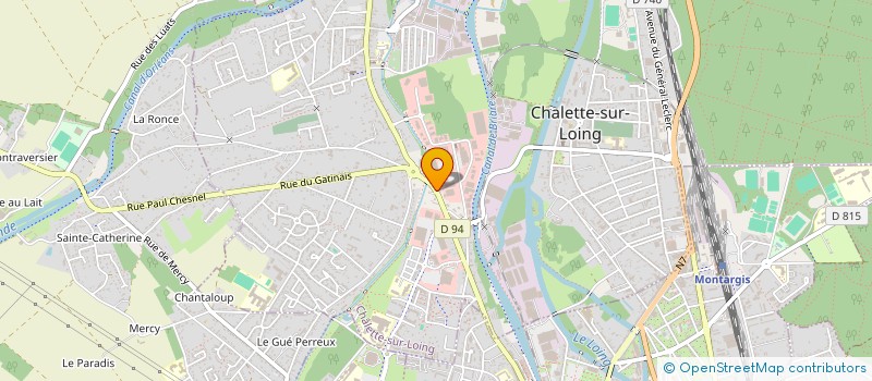 localisation de l'entreprise SCI DU CEDRE à CHALETTE-SUR-LOING