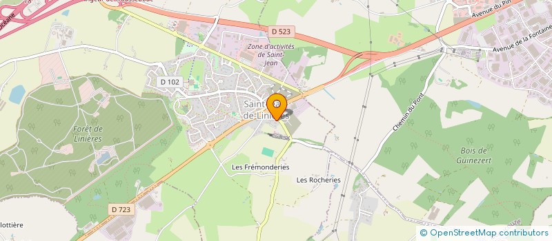 localisation de l'entreprise SCI DU CEDRE  SAINT-LEGER-DE-LINIERES