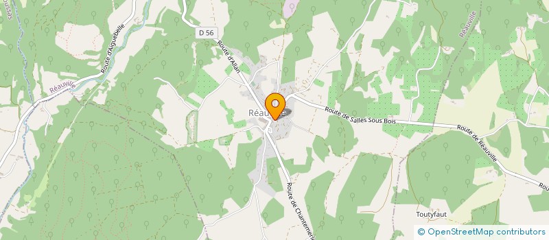 localisation de l'entreprise SCI DU CEDRE  REAUVILLE