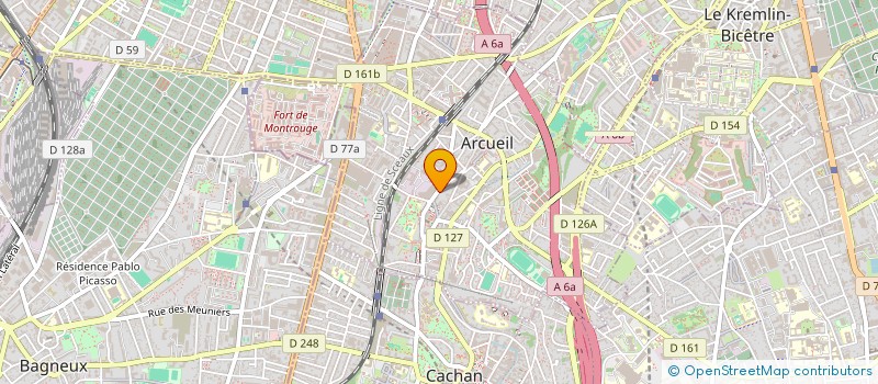 localisation de l'entreprise SCI DU CEDRE  ARCUEIL