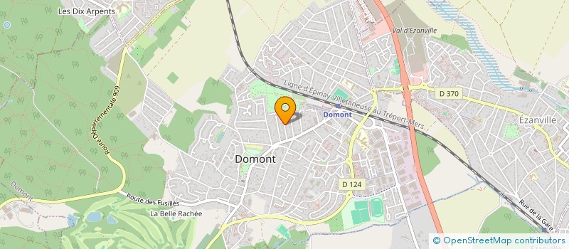 localisation de l'entreprise SCI DU CEDRE  DOMONT