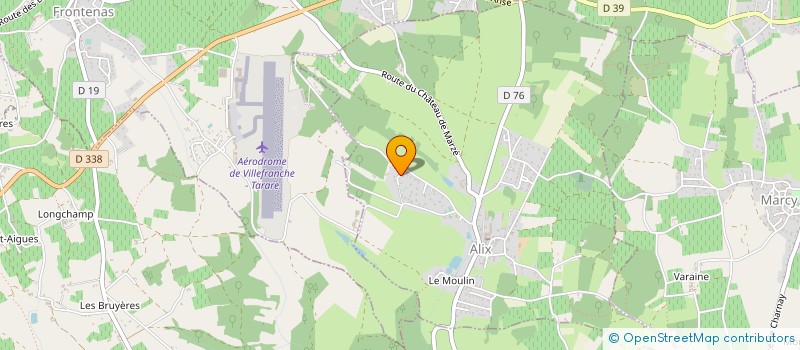 localisation de l'entreprise SCI DU CEDRE  ALIX