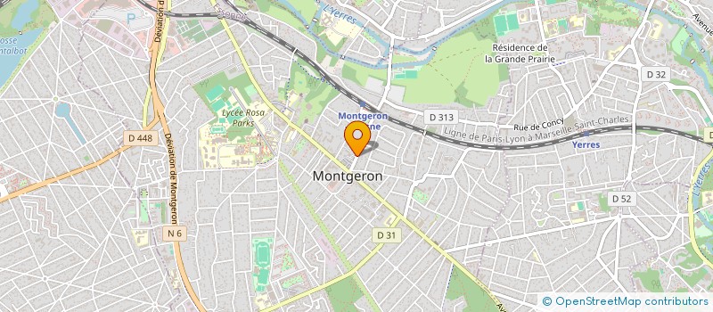 localisation de l'entreprise SCI DU CEDRE BLEU à MONTGERON