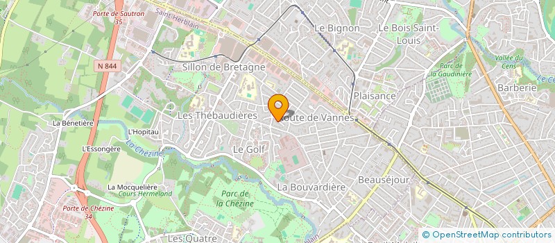 localisation de l'entreprise SCI DU CEDRE BLEU  SAINT-HERBLAIN