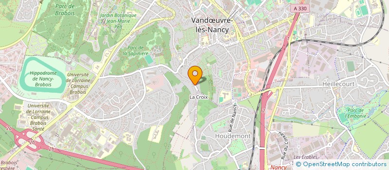 localisation de l'entreprise SCI DU CEDRE BLEU  VANDUVRE-LES-NANCY