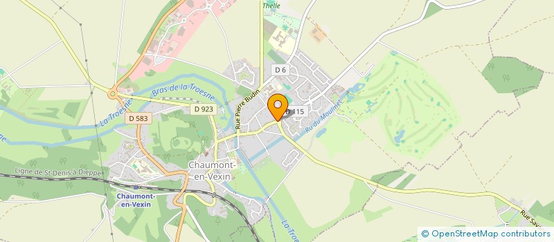 localisation de l'entreprise SCI DU CEDRE BLEU  CHAUMONT-EN-VEXIN