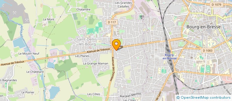 localisation de l'entreprise SCI DU CEDRE BLEU à SAINT-DENIS-LES-BOURG