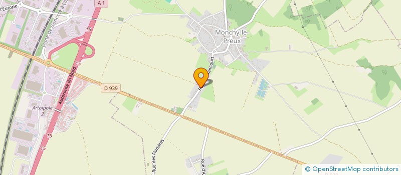 localisation de l'entreprise SCI DU CEDRE BLEU  MONCHY-LE-PREUX