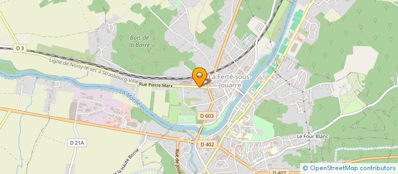localisation de l'entreprise SCI DU CEDRE BLEU  LA FERTE-SOUS-JOUARRE