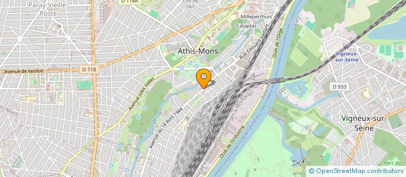 localisation de l'entreprise SCI DU CEDRE DE MAINVILLE à ATHIS-MONS