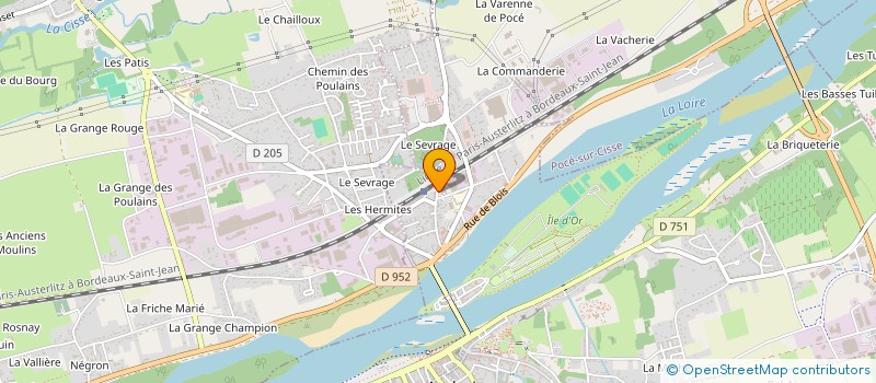 localisation de l'entreprise SCI DU CEDRE ET DE LA GARE  AMBOISE