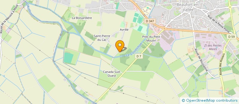 localisation de l'entreprise SCI DU CELLIER à BRISSAC LOIRE AUBANCE