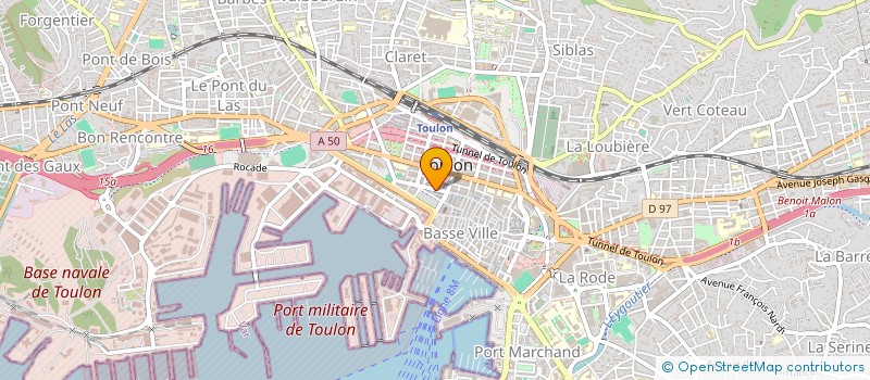 localisation de l'entreprise SCI DU CELLIER  TOULON