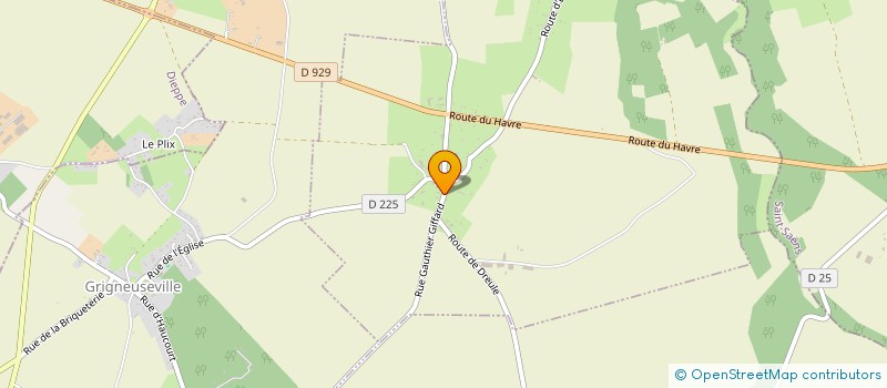 localisation de l'entreprise SCI DU CELLIER  BEAUMONT-LE-HARENG