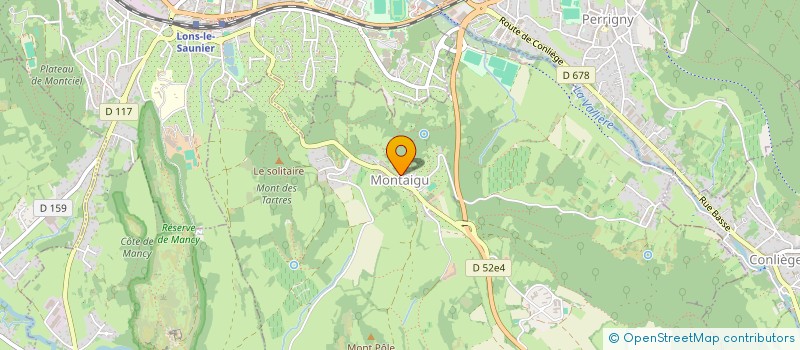 localisation de l'entreprise SCI DU CELLIER DE LACUZON  MONTAIGU