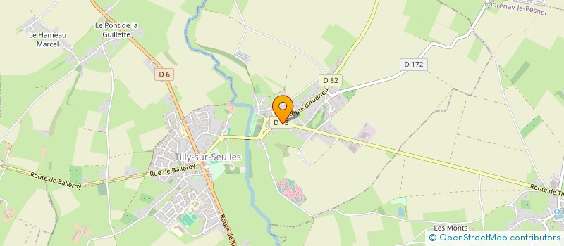 localisation de l'entreprise SCI DU CENTAURE  TILLY-SUR-SEULLES