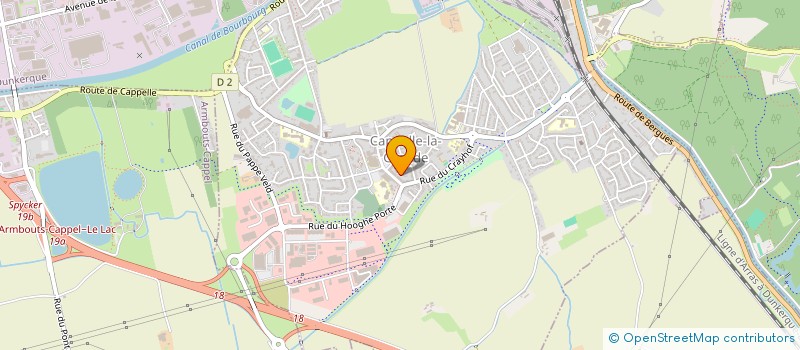 localisation de l'entreprise SCI DU CENTAURE  CAPPELLE-LA-GRANDE