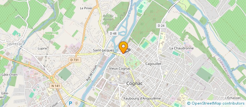 localisation de l'entreprise SCI DU CENTAURE à COGNAC