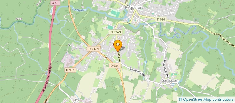 localisation de l'entreprise SCI DU CENTENAIRE  SARBAZAN