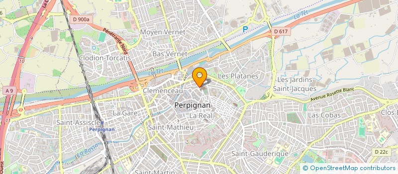 localisation de l'entreprise SCI DU CENTENAIRE  PERPIGNAN