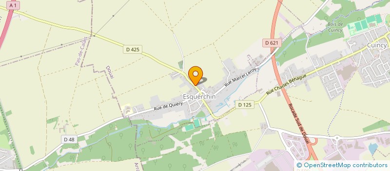 localisation de l'entreprise SCI DU CENTRE à ESQUERCHIN