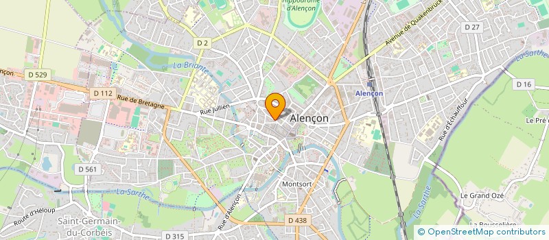 localisation de l'entreprise SCI DU CENTRE à ALENCON