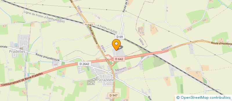 localisation de l'entreprise SCI DU CENTRE  FLETRE