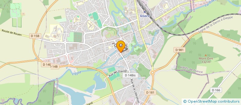 localisation de l'entreprise SCI DU CENTRE à GISORS