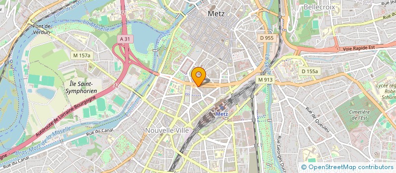 localisation de l'entreprise SCI DU CENTRE à METZ