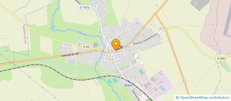 localisation de l'entreprise SCI DU CENTRE à ETAIN