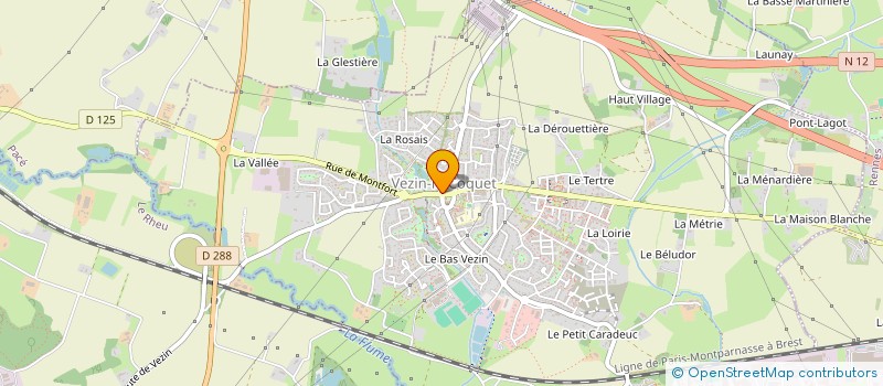 localisation de l'entreprise SCI DU CENTRE  VEZIN-LE-COQUET