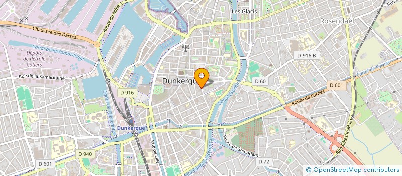 localisation de l'entreprise SCI DU CENTRE à DUNKERQUE