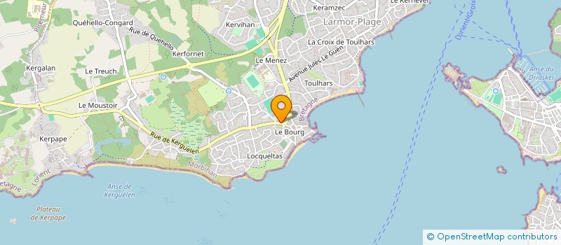 localisation de l'entreprise SCI DU CENTRE  LARMOR-PLAGE