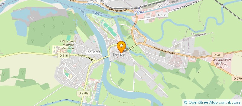localisation de l'entreprise SCI DU CENTRE à DECIZE