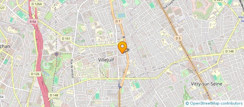 localisation de l'entreprise SCI DU CENTRE à VILLEJUIF