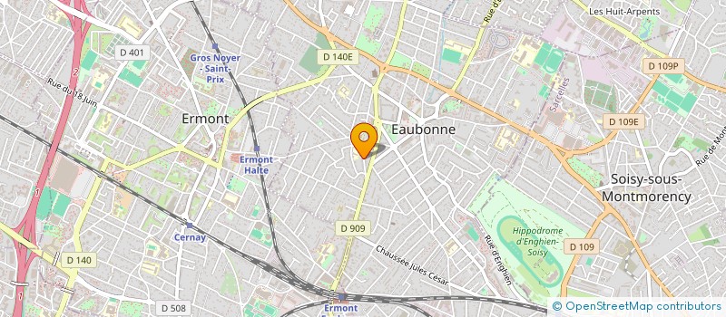 localisation de l'entreprise SCI DU CENTRE à EAUBONNE