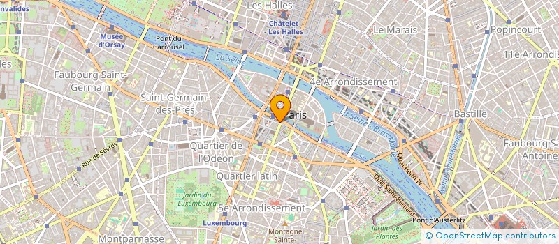 localisation de l'entreprise SCI DU CENTRE  PARIS