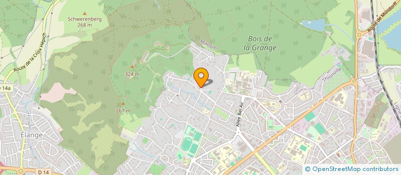 localisation de l'entreprise SCI DU CENTRE à THIONVILLE