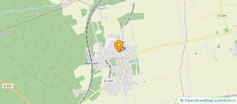 localisation de l'entreprise SCI DU CENTRE  MORTCERF