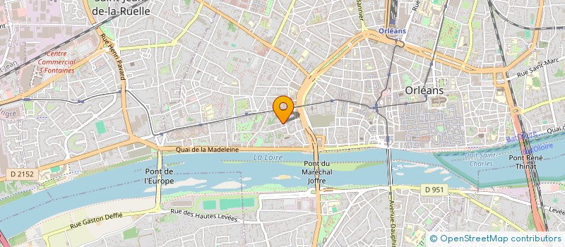 localisation de l'entreprise SCI DU CENTRE BOURG à ORLEANS