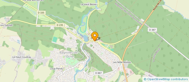 localisation de l'entreprise SCI DU CENTRE COMMERCIAL SAINT MARTIN à BAGNOLES-DE-L'ORNE-NORMANDIE