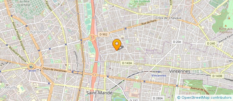 localisation de l'entreprise SCI DU CENTRE DE L'ELECTRONIQUE à MONTREUIL