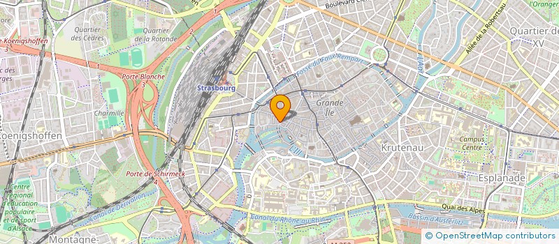 localisation de l'entreprise SCI DU CENTRE DE REEDUCATION DES DEUX RIVES  STRASBOURG