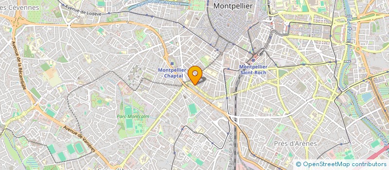 localisation de l'entreprise SCI DU CENTRE DES ALLEES JEAN-JAURES à MONTPELLIER