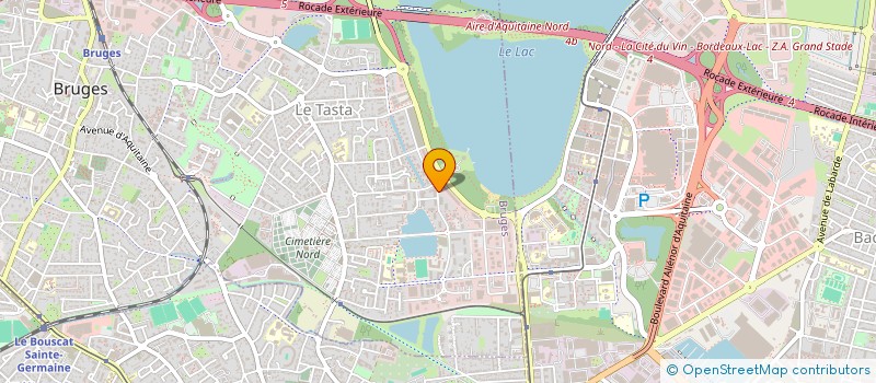 localisation de l'entreprise SCI DU CENTRE DU BASSIN  BRUGES