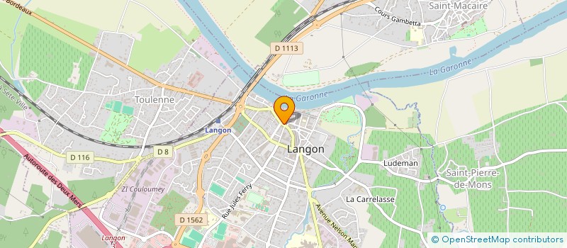 localisation de l'entreprise SCI DU CENTRE MEDICAL à LANGON