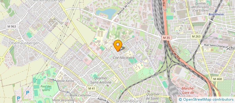 localisation de l'entreprise SCI DU CENTRE MEDICAL PLACE DE HALDENBOURG  STRASBOURG